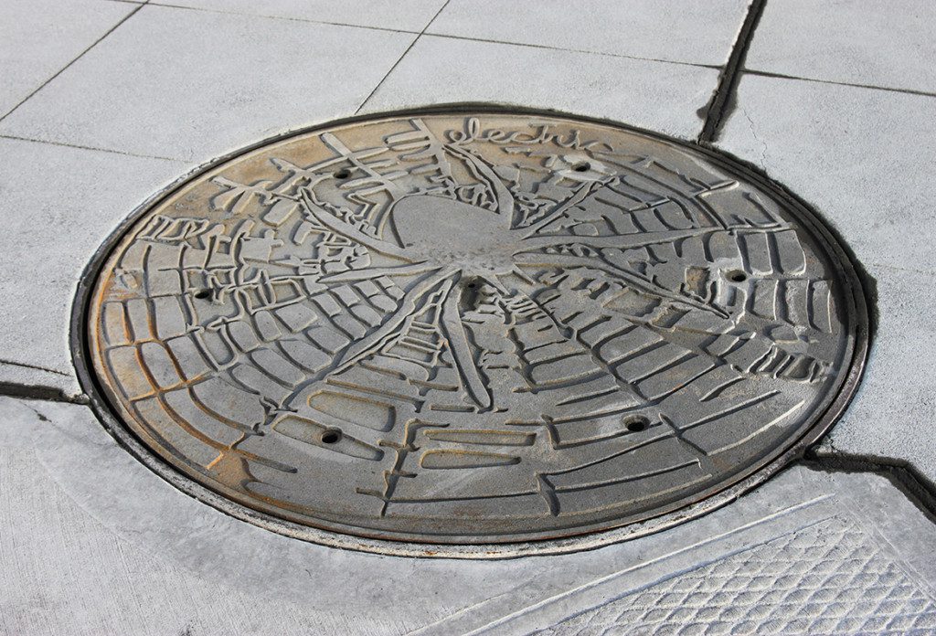 "Spider" utility cover