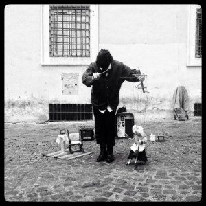 puppeteer and marionette in Rome