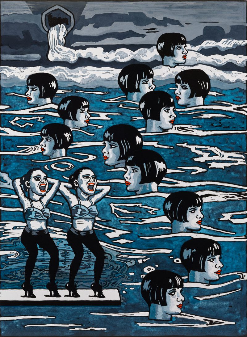 Sirens Convene Gene-Gentry-McMahon-Painting